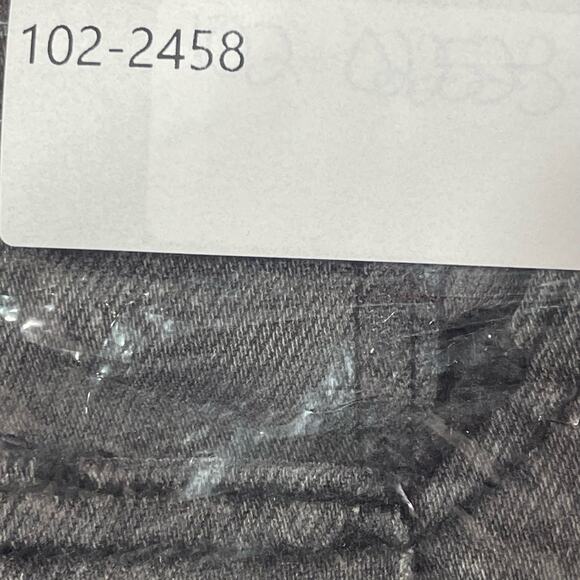 Cello Jeans Womens Size 5 Gray High Rise Straight Leg Distressed Raw Hem Denim - Picture 11 of 13